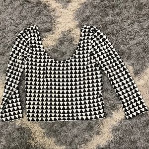 Checkered Crop Top